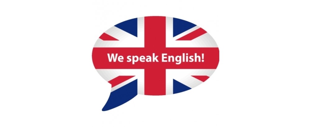 Logo We speak English